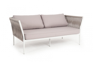 MR1000827 диван плетенный из роупа, двухместный с декоративными подушками